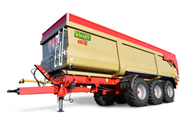 Our range of monocoque agricultural tipping trailers with drop sides