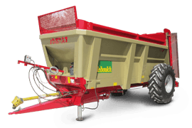 Our range of single or double-axle muck spreaders