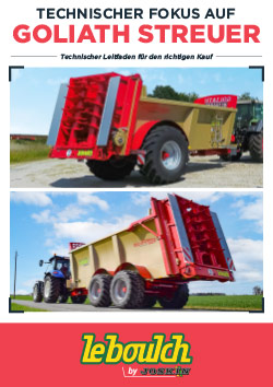 TECHNISCHER FOKUS AUF GOLIATH STREUER