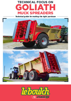 TECHNICAL FOCUS ON GOLIATH MUCK SPREADERS